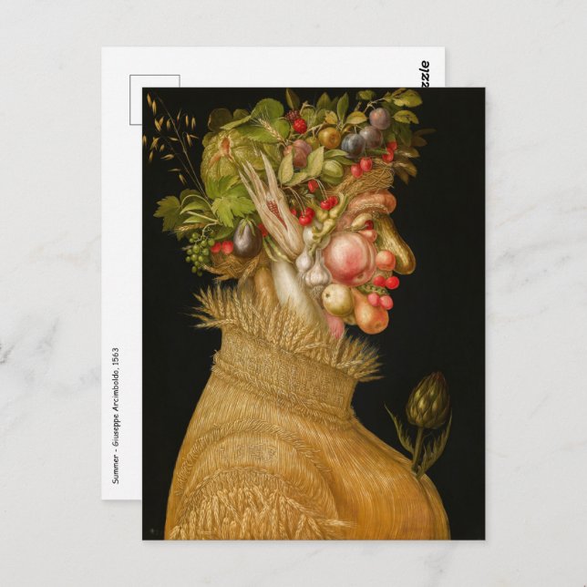 Giuseppe Arcimboldo - Summer Postcard (Front/Back)