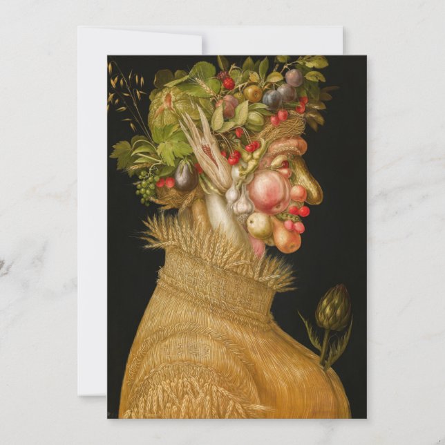 Giuseppe Arcimboldo - Summer Thank You Card (Front)