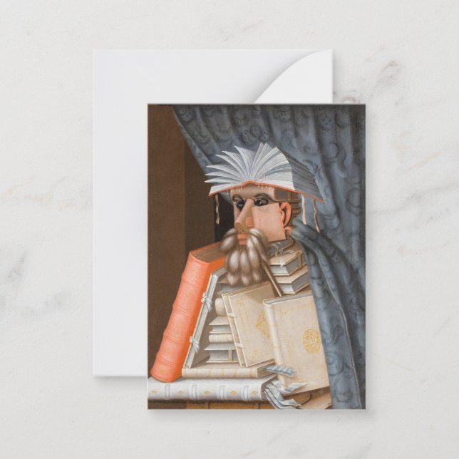 Giuseppe Arcimboldo - The Librarian Card (Front)