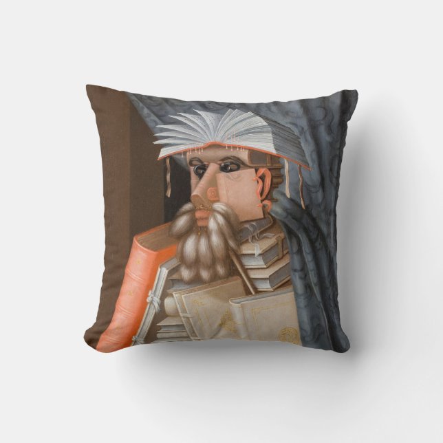 Giuseppe Arcimboldo - The Librarian Cushion (Front)