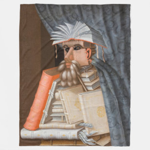 Giuseppe Arcimboldo - The Librarian Fleece Blanket
