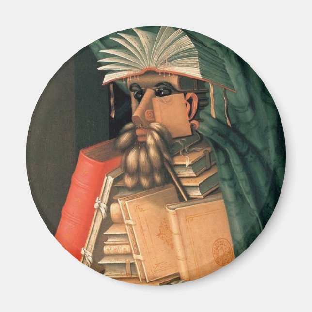 Giuseppe Arcimboldo - The Librarian Magnet (Front)