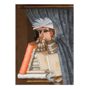 Giuseppe Arcimboldo - The Librarian Photo Print