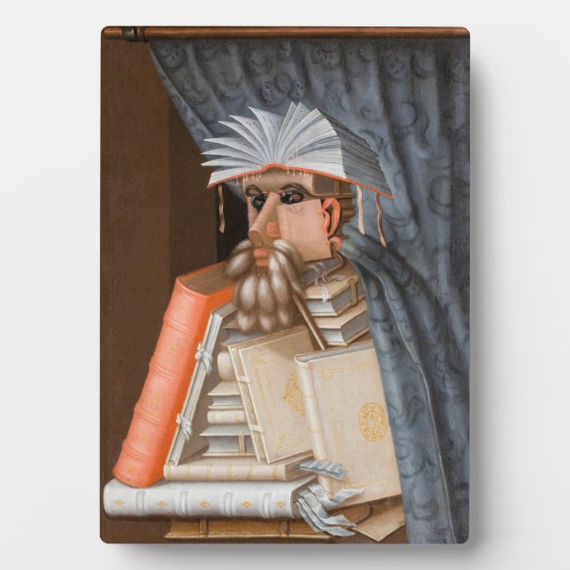 Giuseppe Arcimboldo - The Librarian Plaque (Front)