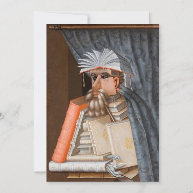Giuseppe Arcimboldo - The Librarian Thank You Card (Front)