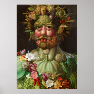 GIUSEPPE ARCIMBOLDO - Vertumnus 1590 Poster