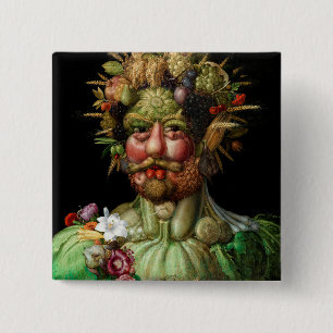 Giuseppe Arcimboldo - Vertumnus 15 Cm Square Badge