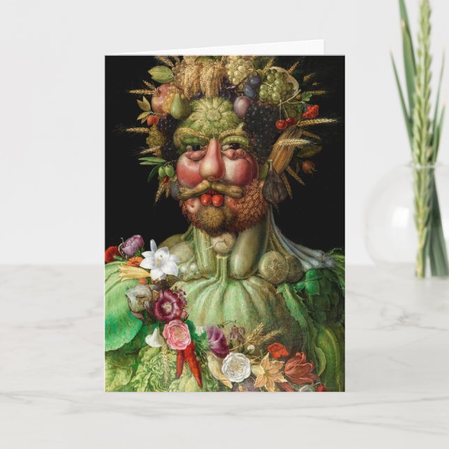 Giuseppe Arcimboldo - Vertumnus Card (Front)