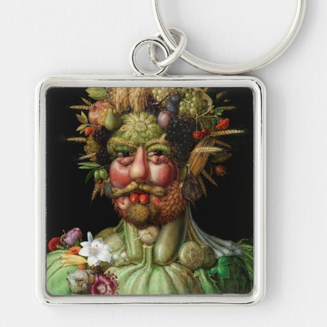 Giuseppe Arcimboldo - Vertumnus Key Ring (Front)