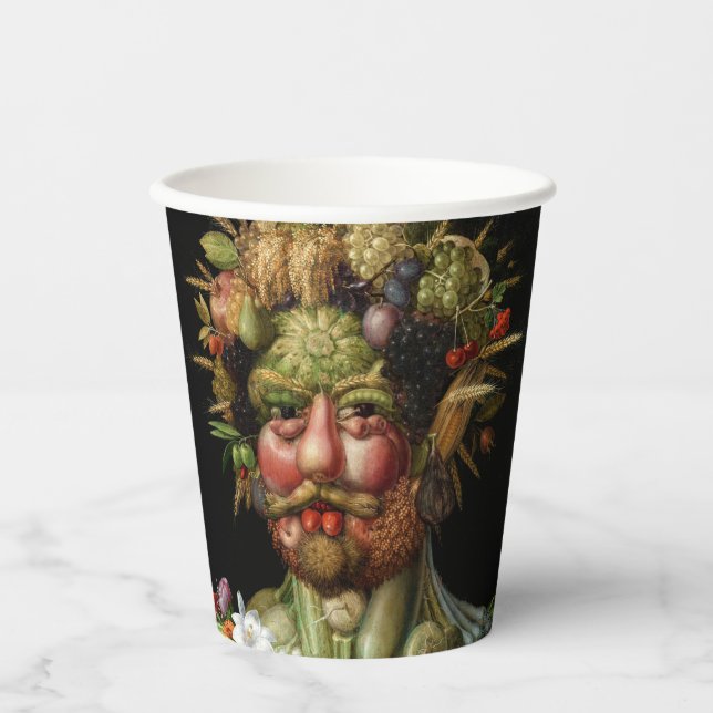 Giuseppe Arcimboldo - Vertumnus Paper Cups (Front)