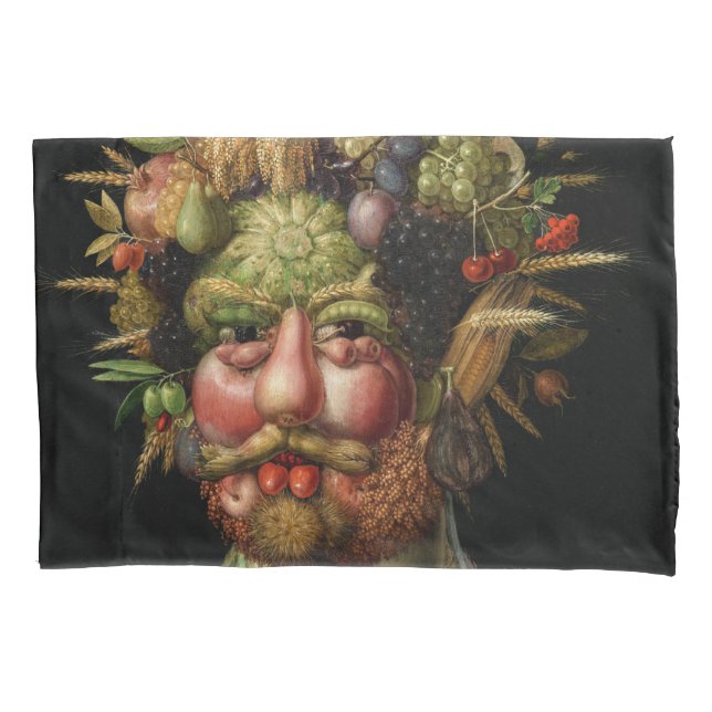 Giuseppe Arcimboldo - Vertumnus Pillowcase (Front)