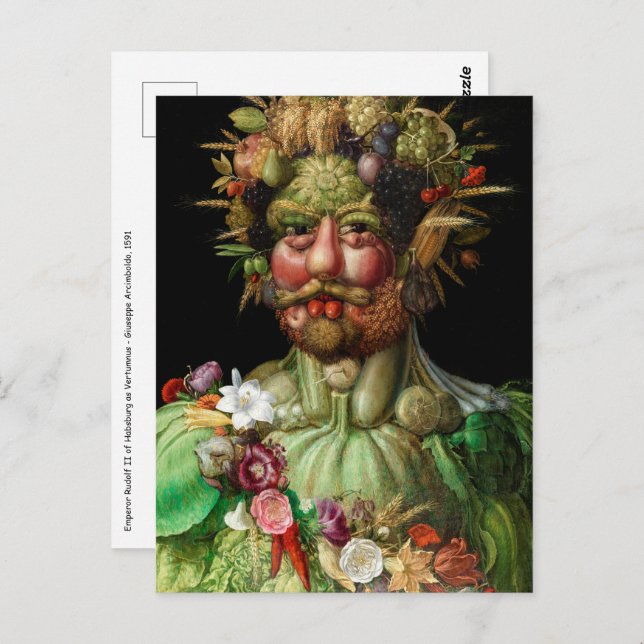 Giuseppe Arcimboldo - Vertumnus Postcard (Front/Back)