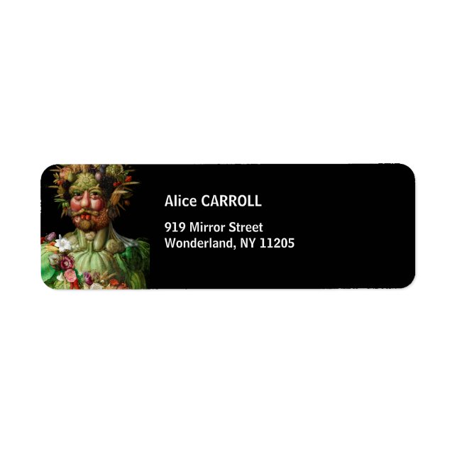 Giuseppe Arcimboldo - Vertumnus Return Address Label (Front)