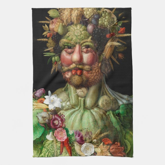 Giuseppe Arcimboldo - Vertumnus Tea Towel (Vertical)