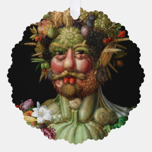 Giuseppe Arcimboldo - Vertumnus Tree Decoration Card