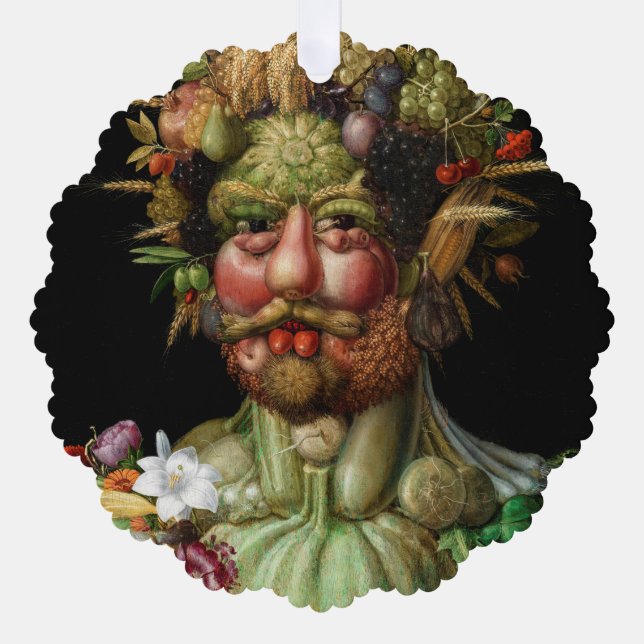 Giuseppe Arcimboldo - Vertumnus Tree Decoration Card (Front)