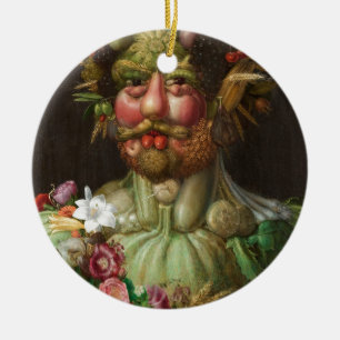 Giuseppe Arcimboldo's Vertumnus (1590) Ceramic Tree Decoration