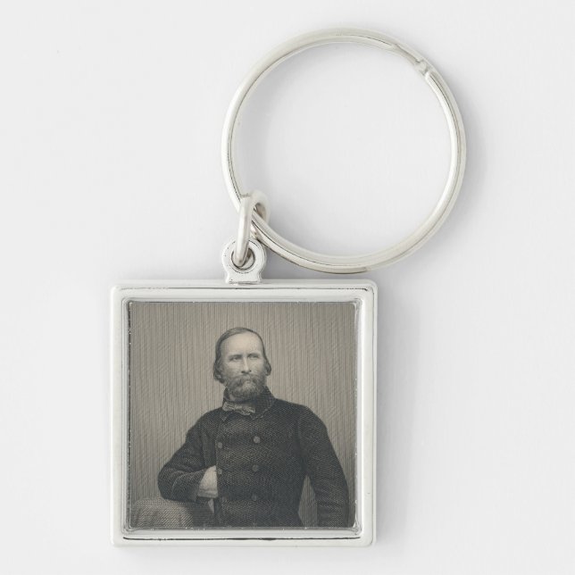 Giuseppe Garibaldi, engraved by D.J Pound Key Ring (Front)