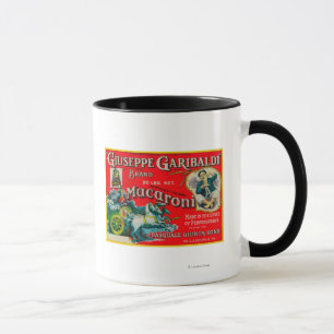 Giuseppe Garibaldi Macaroni Label Mug