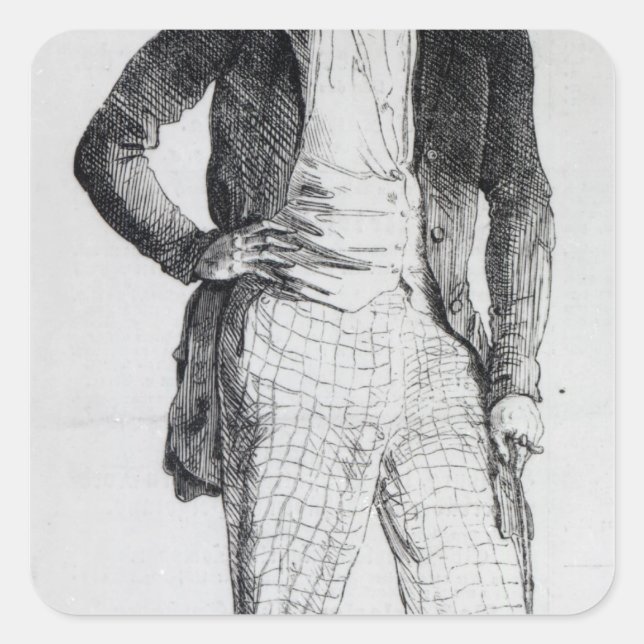 Giuseppe Mazzini Square Sticker (Front)
