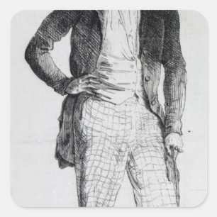 Giuseppe Mazzini Square Sticker