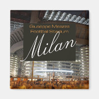 Giuseppe Meazza Football San Siro Milan Magnet