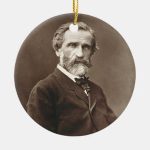 Giuseppe Verdi (1813-1901) from 'Galerie Contempor Ceramic Ornament