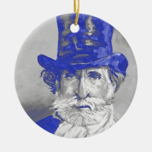 Giuseppe Verdi Ceramic Ornament
