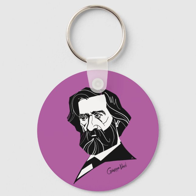 Giuseppe Verdi Key Ring (Front)