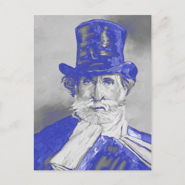 Giuseppe Verdi Postcard (Front)