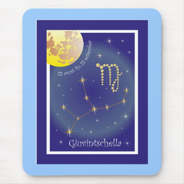 Giuvintschella 23 avust fin 23 settember Mauspad Mouse Pad (Front)