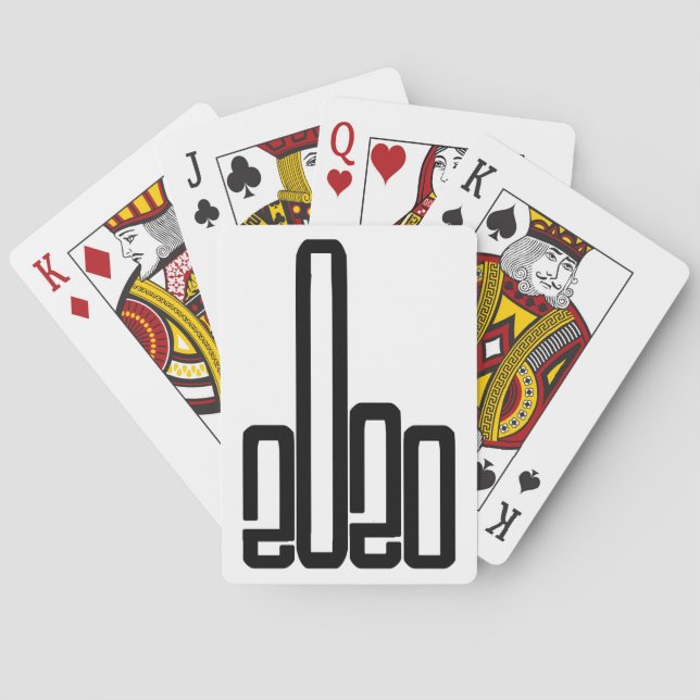 Give 2020 The Finger 2020 Sucks Playing Cards (Back)