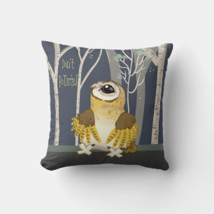 Give a Hoot! Barn Owl Cushion