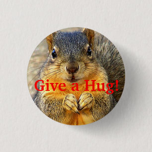 Give a Hug!_ 3 Cm Round Badge