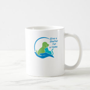 Give a shelter pet a home coffee mug