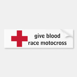 give blood bumper sticker