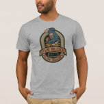 Give Blood Play Rugby T-Shirt<br><div class="desc">Classic rugby gifts with an intense rugby player with attitude! Give Blood Play Rugby text in green,  red and tan colours! Ruck it! Great rugby t-shirts and rugby gifts for Christmas and birthdays!</div>
