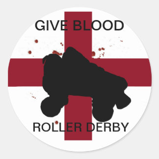 Give Blood Roller Derby STICKER