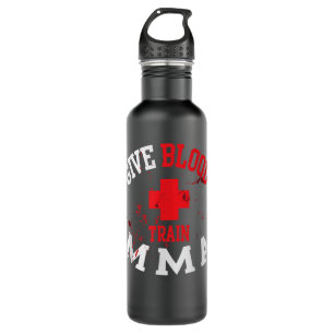 Give Blood Train MMA Mixed Martial Arts Training 9 710 Ml Water Bottle