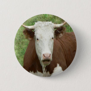 Give 'Em the Bird For Thanksgiving 6 Cm Round Badge