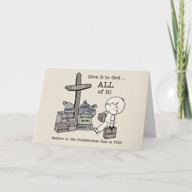 Give it ALL to God Card (Front)