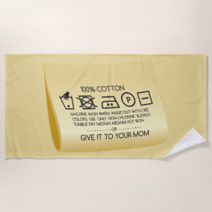 Give it to your mum 1 beach towel