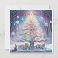 Give Love and Peace a Chance. Global Harmony Card