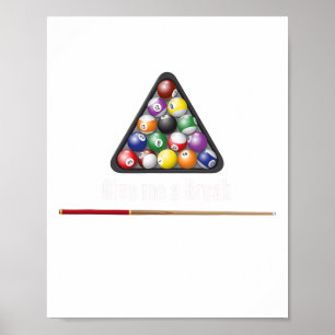 Give Me A Break Billiards Pool Snooker Eight Ll Po Poster