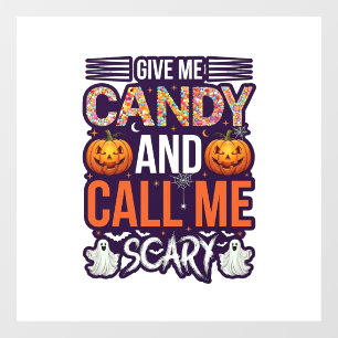 Give Me Candy Call Scary Halloween Ghost Pumpkin_1