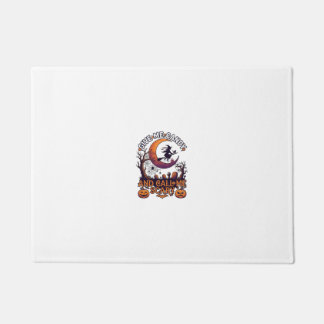 Give Me Candy Call Scary Witch Moon Pumpkins Doormat