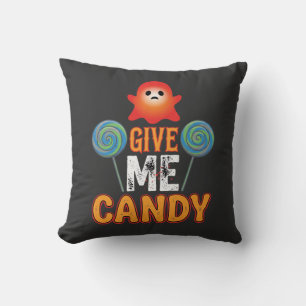 Give Me Candy Halloween Ghost_1 Cushion