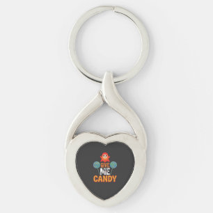 Give Me Candy Halloween Ghost_1 Key Ring