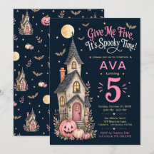 Give Me Five Spooky Halloween 5th Birthday