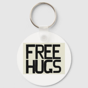 GIVE ME FREE HUGS KEY RING
